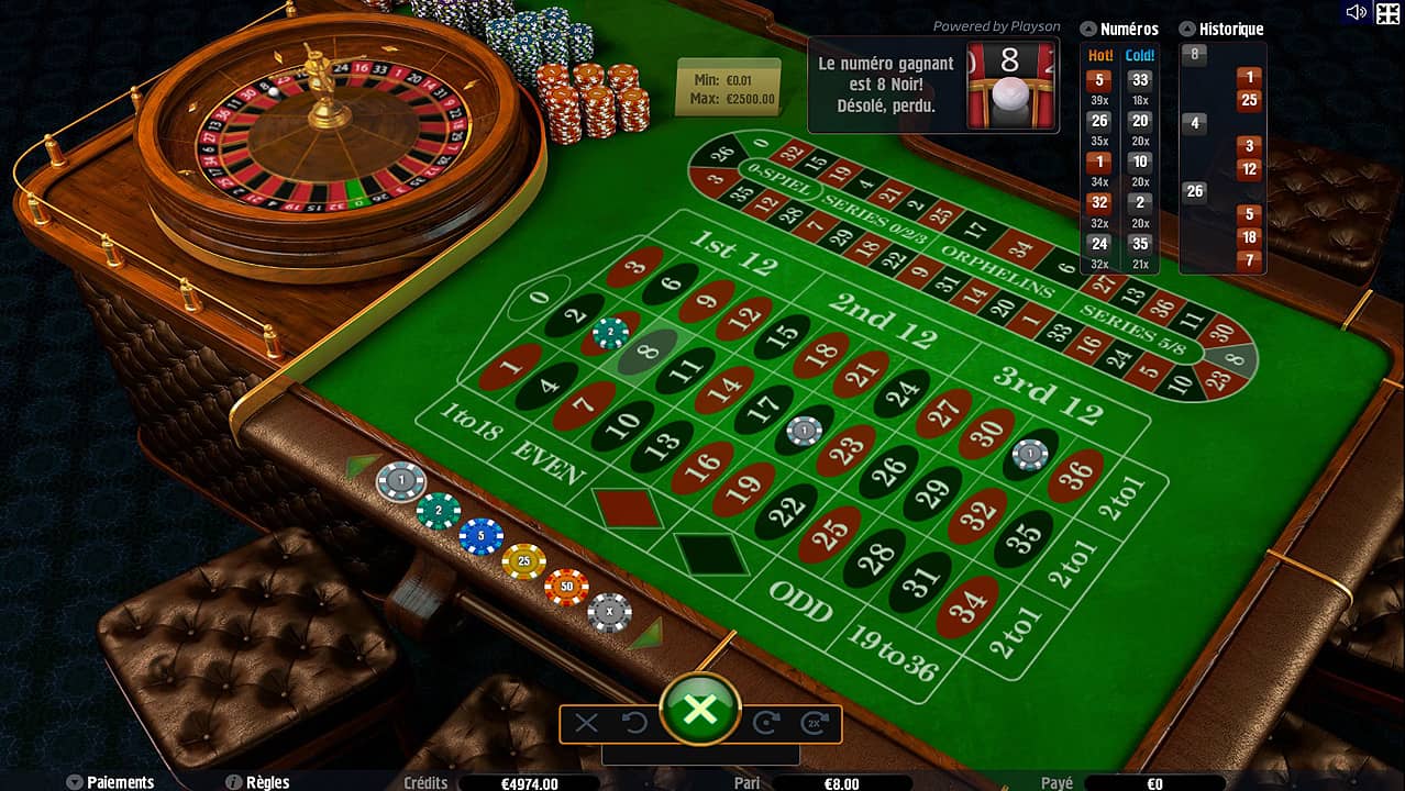 roulette en ligne